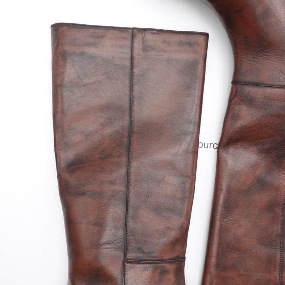 NEW Size 7 Women's Free People Dana Distressed Pull-On Leather Boots - Picture 5 of 16